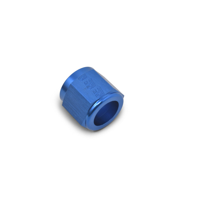 Russell Performance -6 AN Tube Nuts 3/8in dia. (Blue) (2 pcs.)