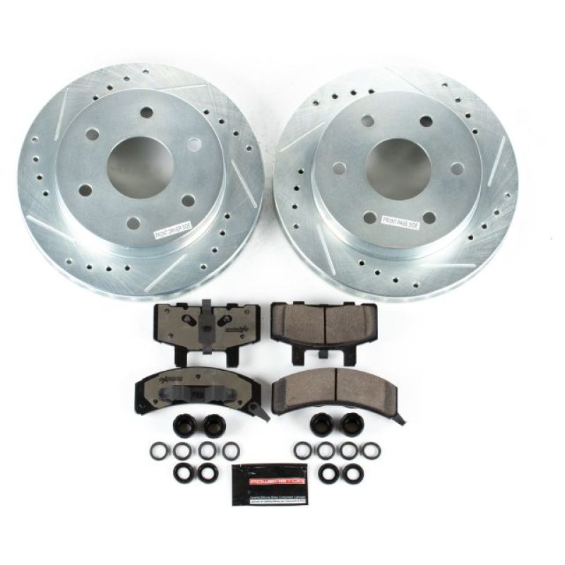 Power Stop 99-00 Cadillac Escalade Front Z36 Truck & Tow Brake Kit