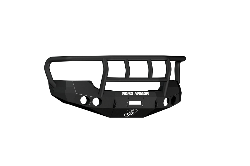 Road Armor 08-10 GMC 2500 Stealth Front Winch Bumper w/Titan II Guard - Tex Blk