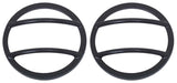 Kentrol 07-18 Jeep Wrangler JK Fog Light Cover Pair - Textured Black