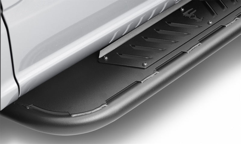 N-FAB 19-21 GMC 1500 Crew Crab Roan Running Boards - Textured Black