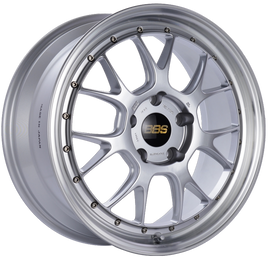 BBS LM-R 19x8.5 5x130 ET55 CB71.6 Diamond Silver Center Diamond Cut Lip Wheel