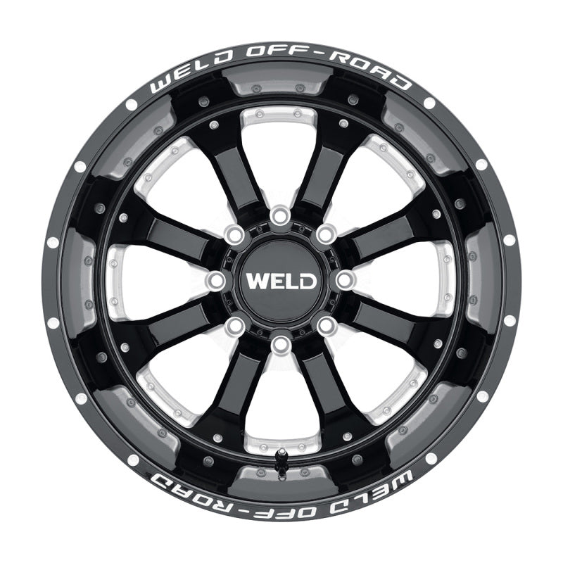 Weld Off-Road W125 20X10 Granada Six 6X135 ET-18 BS4.75 Gloss Black MIL 87.1