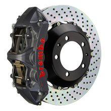 Load image into Gallery viewer, Brembo 09-14 Genesis Sedan 3.8/4.6 Fr GTS BBK 6Pist Cast 380x32 2pc Rotor Drilled-Black HA