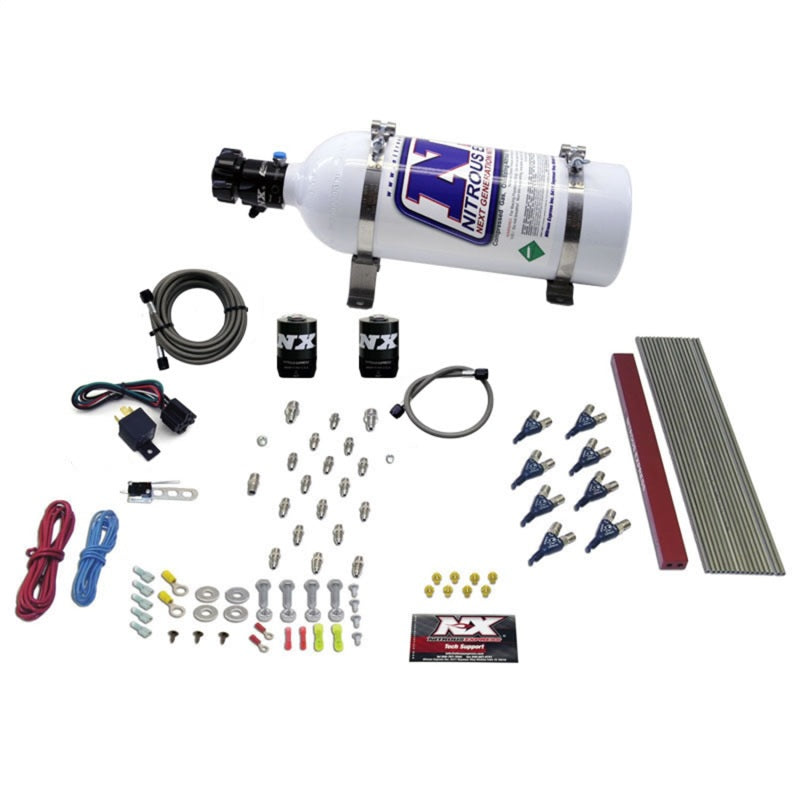 Nitrous Express GM LT1/LS1 Pro Piranha Nozzle Gas Nitrous Kit w/5lb Bottle