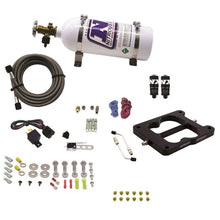 Load image into Gallery viewer, Nitrous Express Q-Jet/Holley Spread Bore Hitman Nitrous Kit (100-150-200HP) w/5lb Bottle