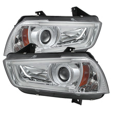 Load image into Gallery viewer, Spyder Dodge Charger 11-14 Projector Headlights Xenon/HID Model- DRL Chrm PRO-YD-DCH11-LTDRL-HID-C