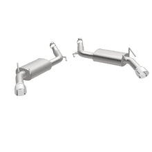 Load image into Gallery viewer, MagnaFlow Street Series Axle Back 14-15 Chevy Camaro 6.2L V8 SS Polished Dual Split Rear Exit