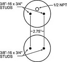 Load image into Gallery viewer, Firestone Ride-Rite Replacement Air Helper Spring Rear 267C 1.5 (W217607671)