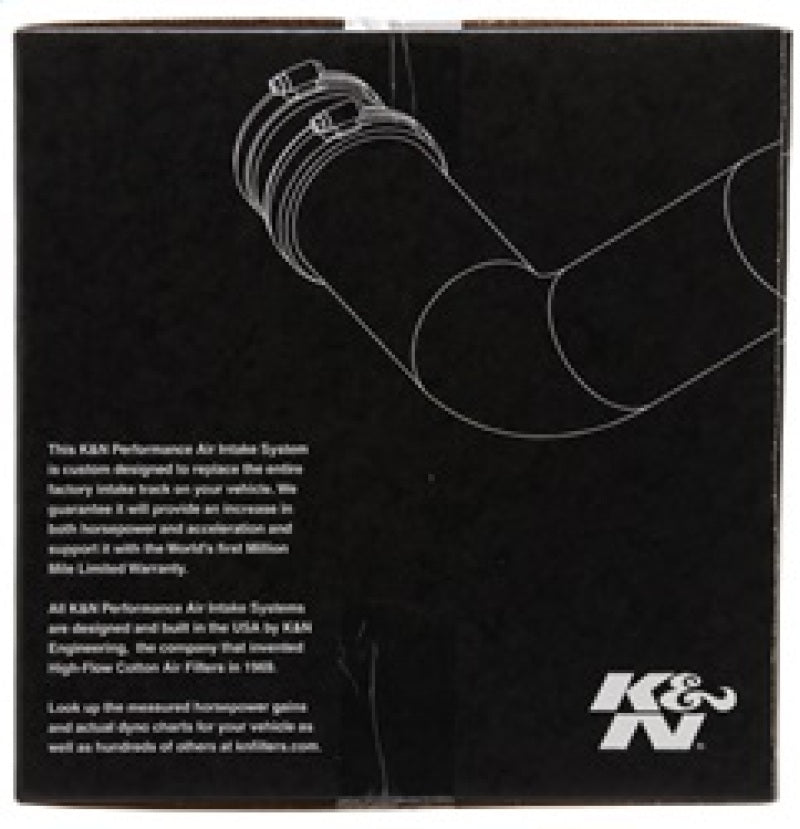 K&N Performance Intake Kit TYPHOON; 11 Dodge Challenger 6.4L V8