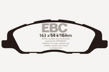 Load image into Gallery viewer, EBC 13-14 Ford Mustang 3.7 (A/T+Performance Pkg) Yellowstuff Front Brake Pads