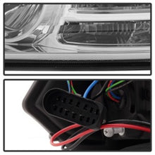 Load image into Gallery viewer, Spyder Dodge Ram 13-15 Projector Headlights Light Bar DRL Chrome PRO-YD-DR13-LBDRL-C