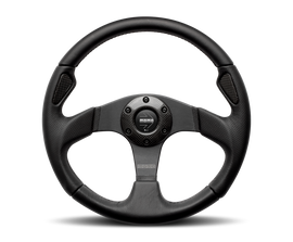 Momo Jet Steering Wheel 320 mm -  Black AirLeather/Black Spokes