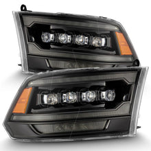 Load image into Gallery viewer, AlphaRex 09-18 Ram 2500 NOVA LED Proj Headlights Plank Style Alpha Blk w/Activ Light/Seq Signal/DRL