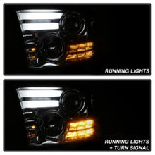 Load image into Gallery viewer, Spyder Dodge Ram 09-12 Projector Headlights Light Bar DRL Smoke PRO-YD-DR09-LBDRL-SM