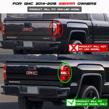 Load image into Gallery viewer, Spyder GMC Sierra 14-16 LED Tail Lights Red Clear ALT-YD-GS14-LBLED-RC