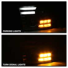 Load image into Gallery viewer, Spyder Dodge Ram 09-12 Projector Headlights Light Bar DRL Black PRO-YD-DR09-LBDRL-BK