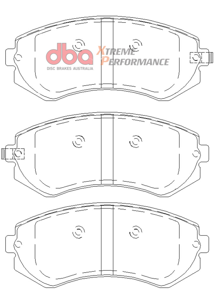 DBA 90-96 Nissan 240SX w/ABS XP Performance Front Brake Pads