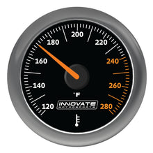 Load image into Gallery viewer, Innovate MTX Analog Oil/Water Temp Gauge Kit - Black Dial