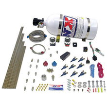 Load image into Gallery viewer, Nitrous Express V8AN Gasoline EFI Nitrous Kit (100-500HP) w/10lb Bottle