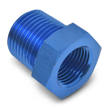 Load image into Gallery viewer, Russell Performance 3/8in Male to 1/8in Female Pipe Bushing Reducer (Blue)