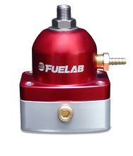 Load image into Gallery viewer, Fuelab 545 TBI Adjustable Mini FPR In-Line 10-25 PSI (1) -6AN In (1) -6AN Return - Red