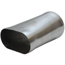Load image into Gallery viewer, Granatelli 3.0in Round to 3.0in Oval Weld In Exhaust Adapter