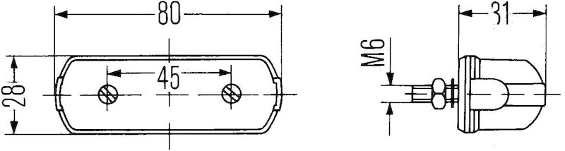 Hella Lamp K Black 2Ka