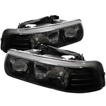 Load image into Gallery viewer, Spyder Chevy Silverado 1500 99-02/Chevy Silverado 3500 01-02 Crystal Headlights Blk HD-YD-CSIL99-BK