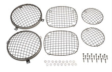 Load image into Gallery viewer, Kentrol 76-86 Jeep Wire Mesh Guard Set 6 Pieces CJ - Polished Silver