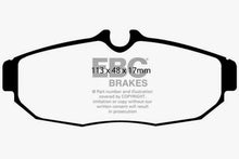 Load image into Gallery viewer, EBC 05-10 Ford Mustang 4.0 Yellowstuff Rear Brake Pads