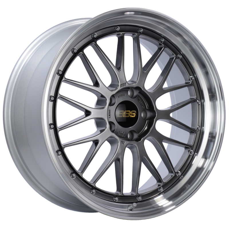 BBS LM 20x9 5x120 ET20 Diamond Black Center Diamond Cut Lip Wheel -82mm PFS/Clip Required