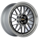 BBS LM 18x8 5x114.3 ET40 Diamond Black Center / Machined Lip Wheel -82mm PFS/Clip Required