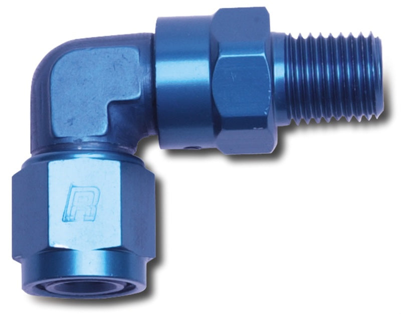 Russell Performance -6 AN 90 Degree Female to Male 3/8in Swivel NPT Fitting