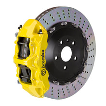 Load image into Gallery viewer, Brembo SS Front GT BBK 6 Piston Cast 405x34 2pc Rotor Drilled- Yellow