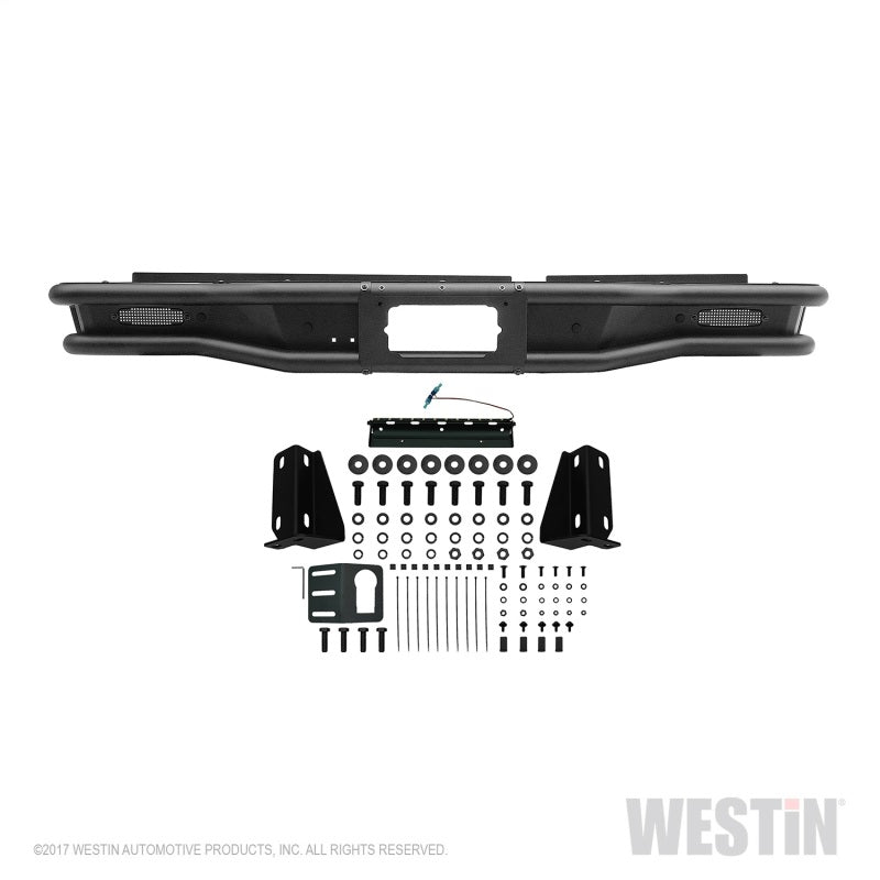 Westin 2013-2018 Ram 1500 Outlaw Rear Bumper - Textured Black