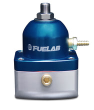 Load image into Gallery viewer, Fuelab 515 EFI Adjustable FPR 90-125 PSI (2) -10AN In (1) -6AN Return - Blue