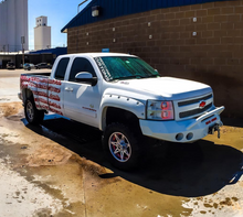 Load image into Gallery viewer, Road Armor 08-13 Chevy 1500 Stealth Front Winch Bumper w/Pre-Runner Guard - Tex Blk