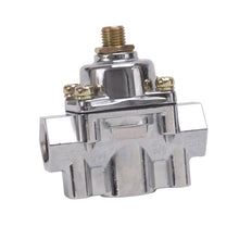 Load image into Gallery viewer, Edelbrock Fuel Pressure Regulator Carbureted 160 GPH 5-10 PSI 3/8In In/Out Returnless Black