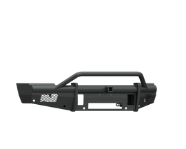 Road Armor 10-18 Dodge 2500 Vaquero Front Bumper w/Pre-Runner Guard 2in Receiver - Tex Blk