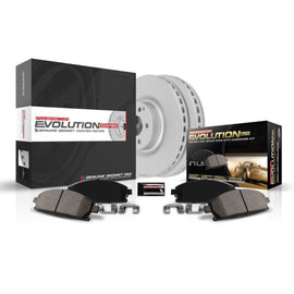 Power Stop 08-14 Cadillac CTS Front Z17 Evolution Geomet Coated Brake Kit