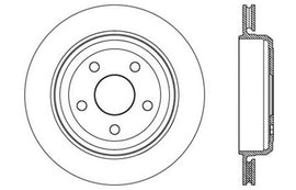 StopTech Slotted & Drilled Sport Brake Rotor 11-15 Jeep Grand Cherokee (Excludes SRT8)