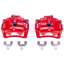 Load image into Gallery viewer, Power Stop 2008 Cadillac CTS Rear Red Calipers w/Brackets - Pair