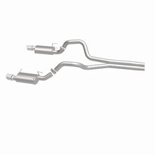 Load image into Gallery viewer, MagnaFlow 13 Ford Mustang Dual Split Rear Exit Stainless Cat Back Performance Exhaust (Street)