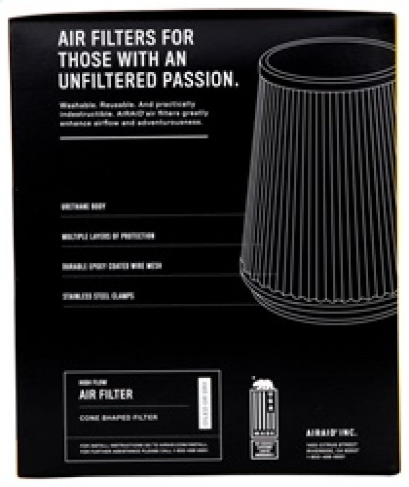 Airaid 10-14 Ford Mustang Shelby 5.4L Supercharged Direct Replacement Filter - Dry / Blue Media