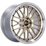 BBS LM 20x11 5x112 ET24 Gold Wheel - 82mm PFS/Clip Required