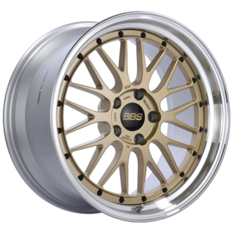 BBS LM 20x10 5x112 ET22 Gold Wheel - 82mm PFS/Clip Required