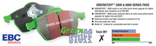 Load image into Gallery viewer, EBC 10+ Buick Allure (Canada) 3.0 Greenstuff Front Brake Pads