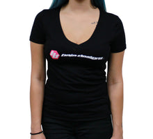 Load image into Gallery viewer, Baja Designs Black Ladies V Neck T Shirt - Large