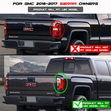 Load image into Gallery viewer, Spyder GMC Sierra 2016-2017 Light Bar LED Tail Lights - Red Clear ALT-YD-GS16-LED-RC